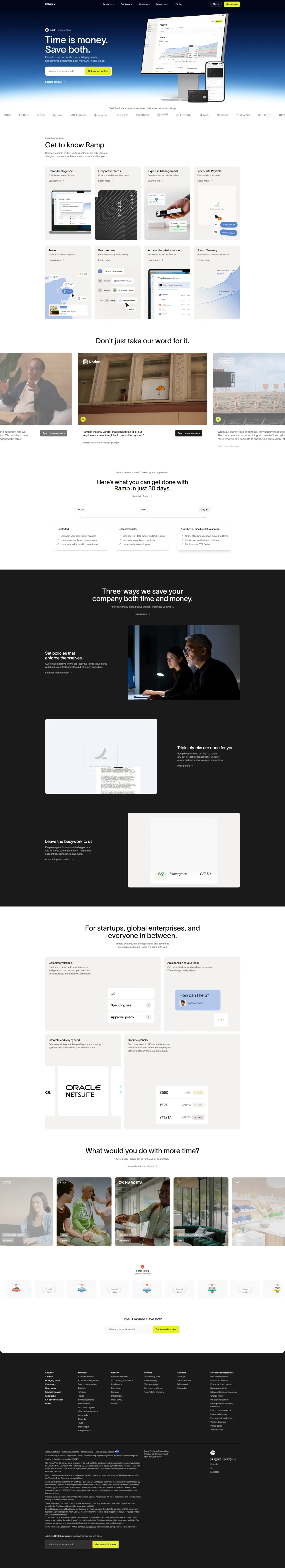 Ramp — website screenshot