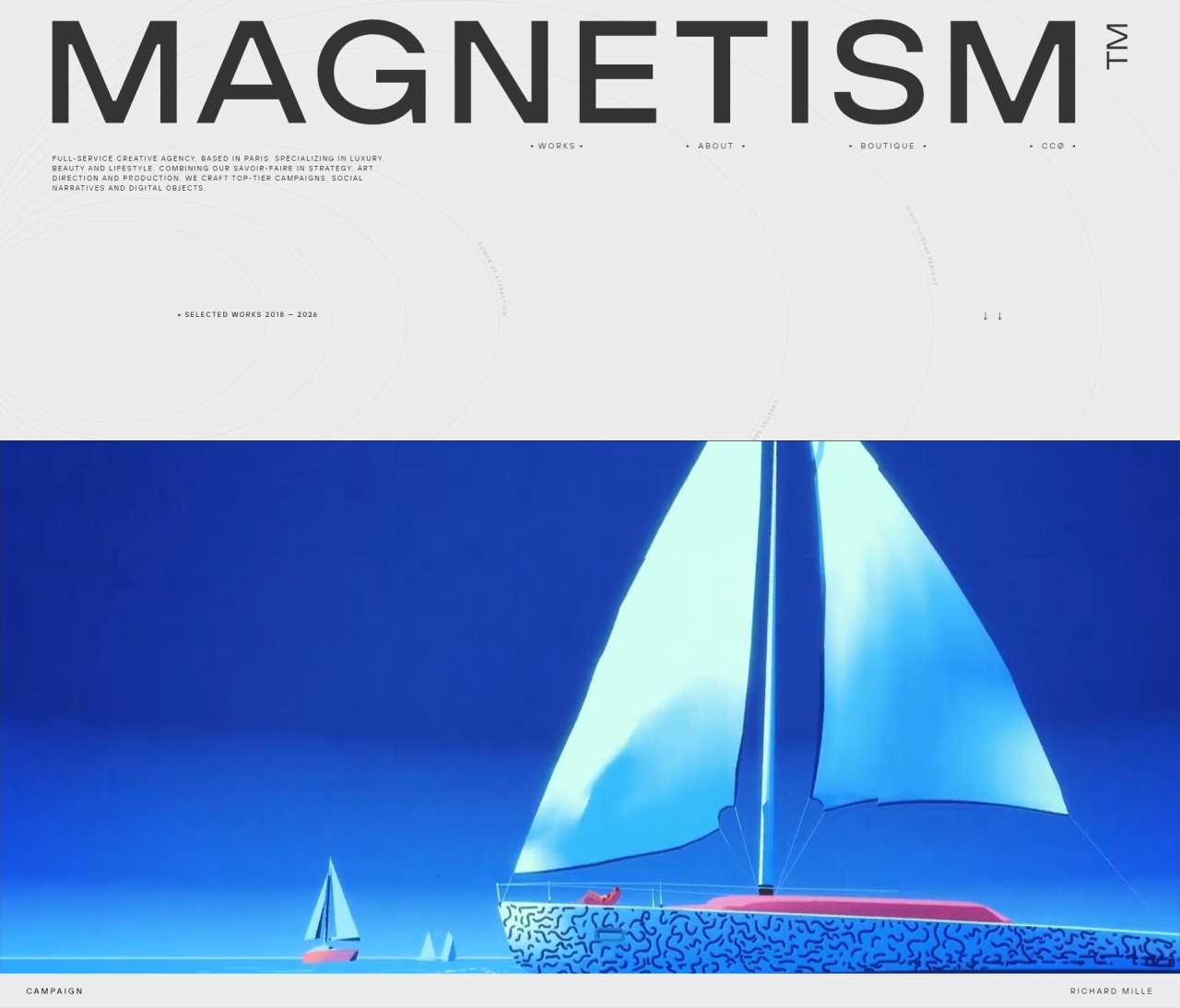 Magnetism | Creative Agency — website screenshot