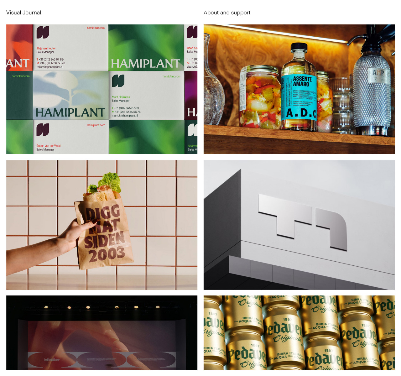 Visual Journal — website screenshot