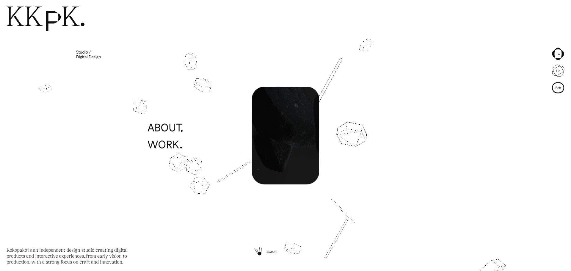 Kokopako — website screenshot