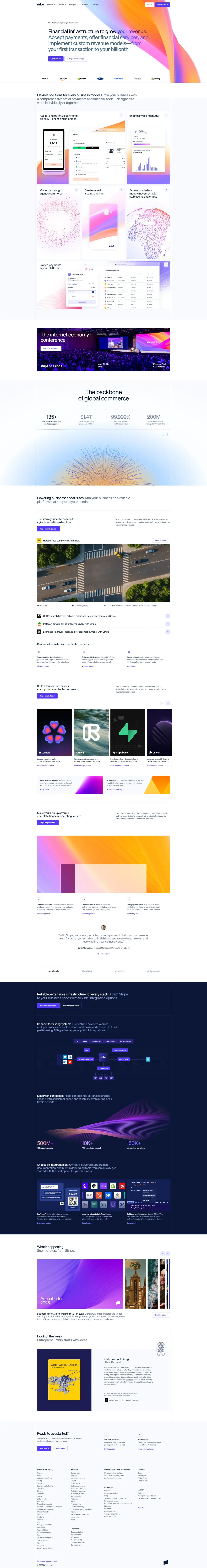 Stripe — website screenshot