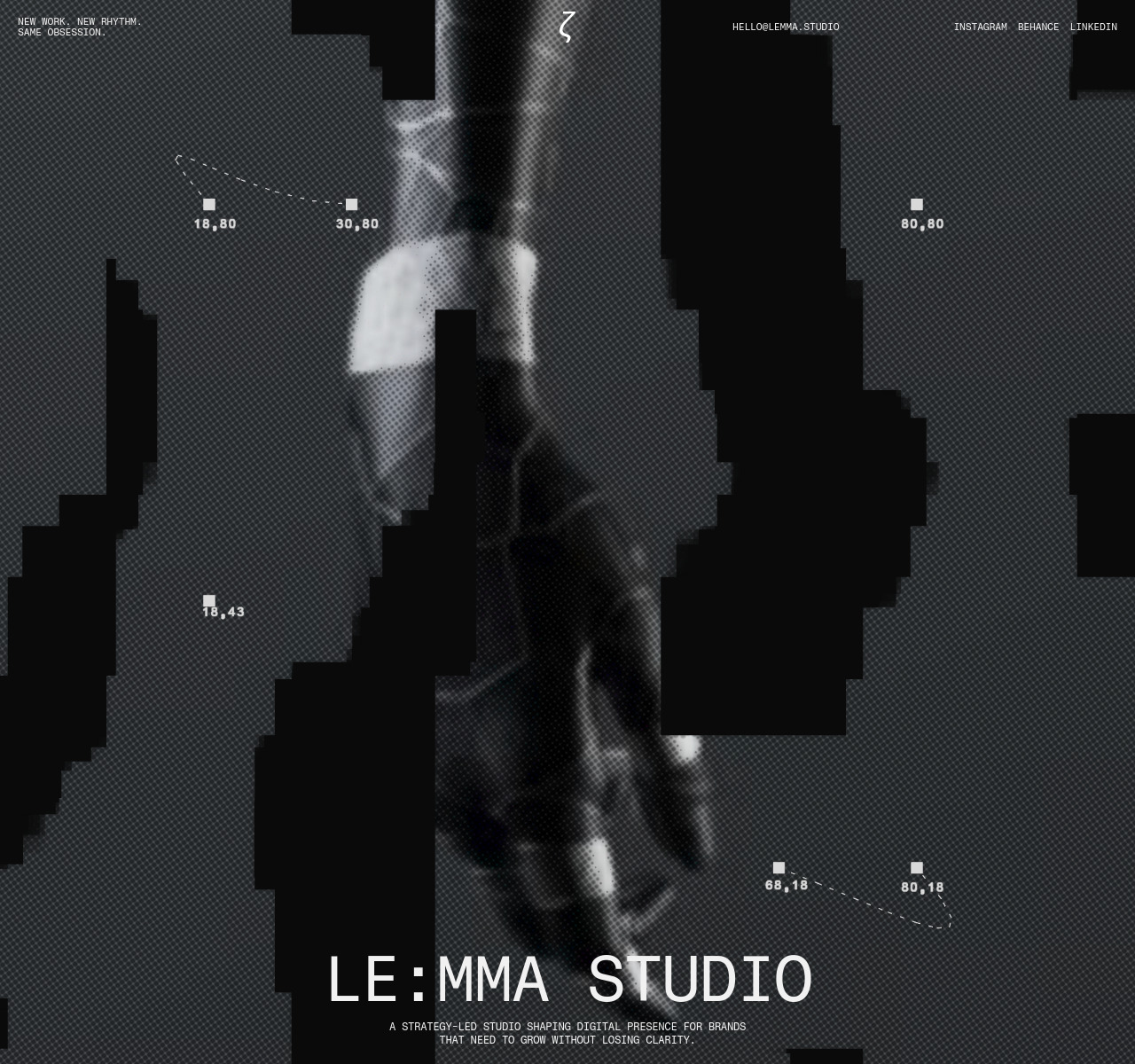 Lemma Studio — full homepage design, a production website
